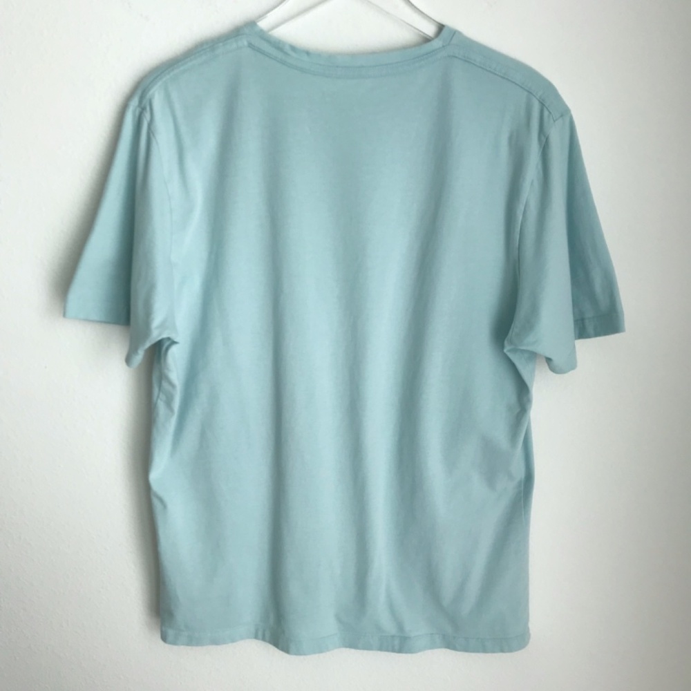 AllSaints Pale Blue Crewneck Short Sleeve Tee - Picture 3 of 9